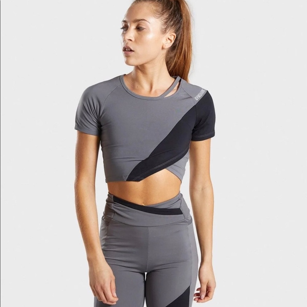 Gymshark Asymmetrical Crop Top